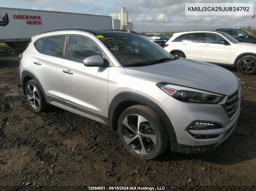 KM8J3CA29JU824792 2018 Hyundai Tucson Limited/Sport And Eco/Se