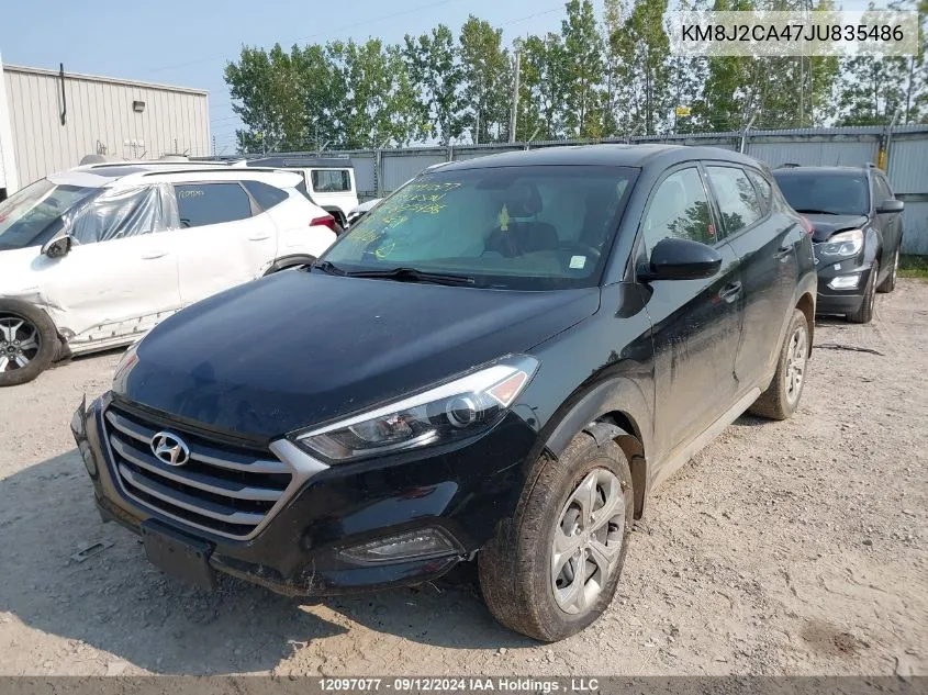 2018 Hyundai Tucson Base 2.0L VIN: KM8J2CA47JU835486 Lot: 12097077