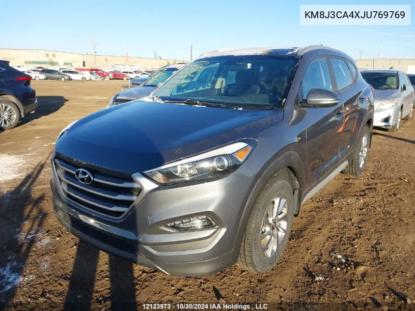 2018 Hyundai Tucson Limited/Sport And Eco/Se VIN: KM8J3CA4XJU769769 Lot: 12123973