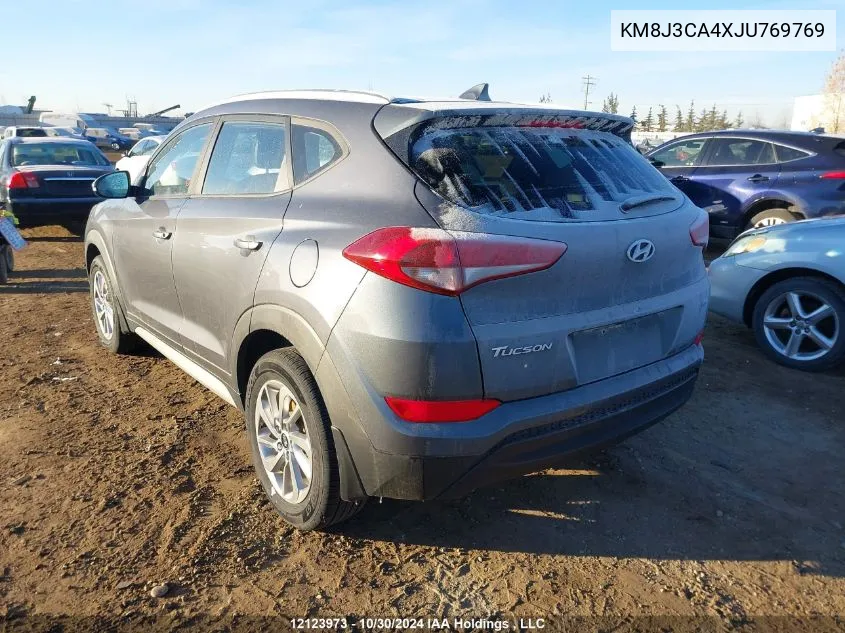 2018 Hyundai Tucson Limited/Sport And Eco/Se VIN: KM8J3CA4XJU769769 Lot: 12123973