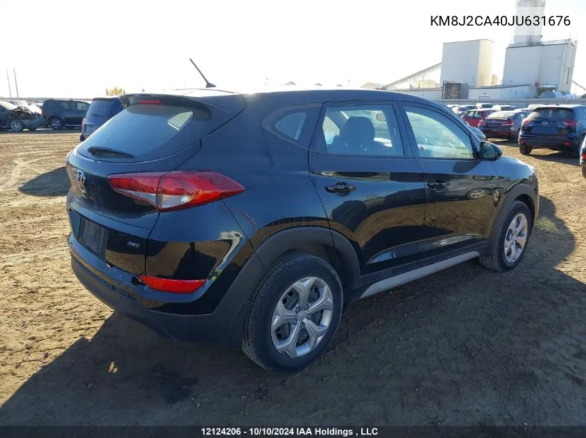 KM8J2CA40JU631676 2018 Hyundai Tucson Base 2.0L