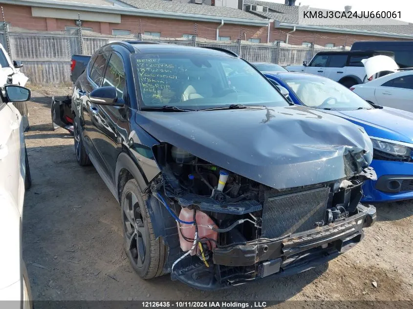 2018 Hyundai Tucson VIN: KM8J3CA24JU660061 Lot: 12126435