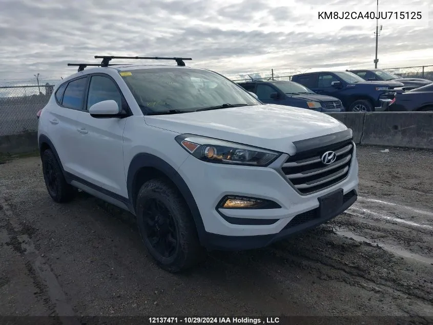 KM8J2CA40JU715125 2018 Hyundai Tucson Se