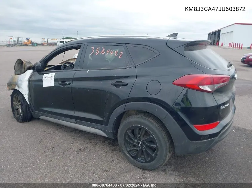 2018 Hyundai Tucson Sel VIN: KM8J3CA47JU603872 Lot: 38764488