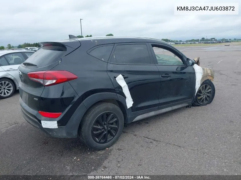 2018 Hyundai Tucson Sel VIN: KM8J3CA47JU603872 Lot: 38764488