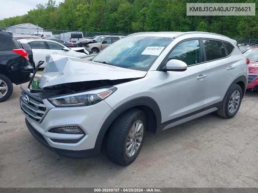 2018 Hyundai Tucson Sel VIN: KM8J3CA40JU736621 Lot: 39289707