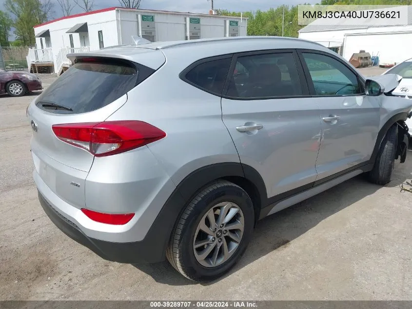 2018 Hyundai Tucson Sel VIN: KM8J3CA40JU736621 Lot: 39289707