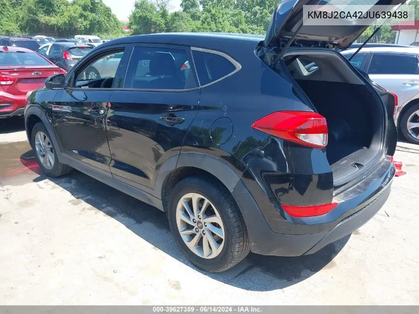 2018 Hyundai Tucson Se VIN: KM8J2CA42JU639438 Lot: 39627359