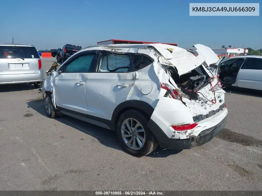 2018 Hyundai Tucson Sel VIN: KM8J3CA49JU666309 Lot: 39710955