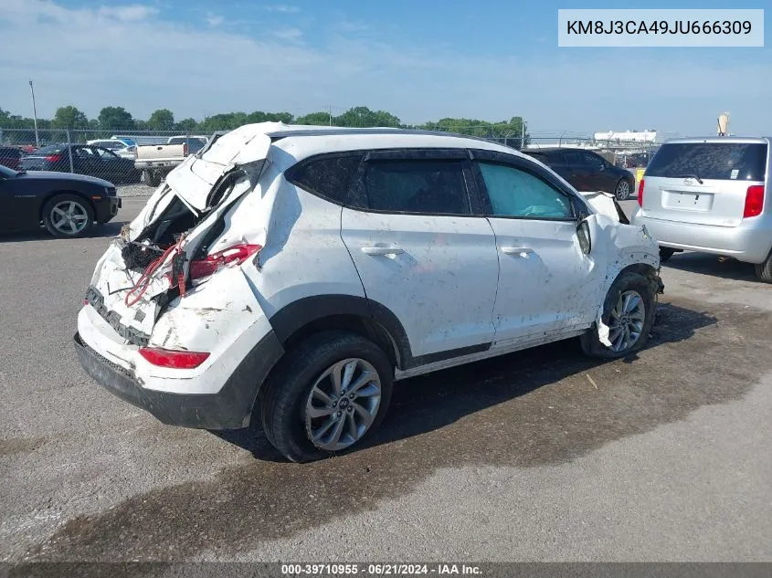 2018 Hyundai Tucson Sel VIN: KM8J3CA49JU666309 Lot: 39710955