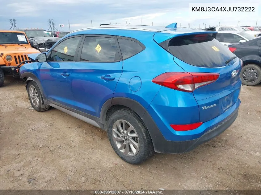 2018 Hyundai Tucson Sel VIN: KM8J3CA4XJU732222 Lot: 39812807