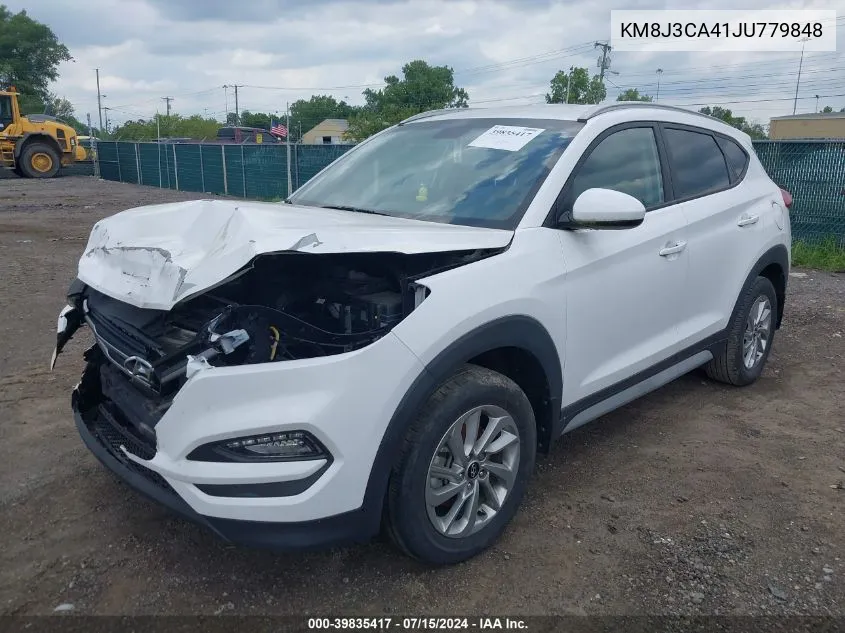 2018 Hyundai Tucson Sel VIN: KM8J3CA41JU779848 Lot: 39835417