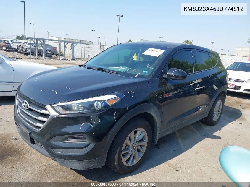 2018 Hyundai Tucson Se VIN: KM8J23A46JU774812 Lot: 39837683