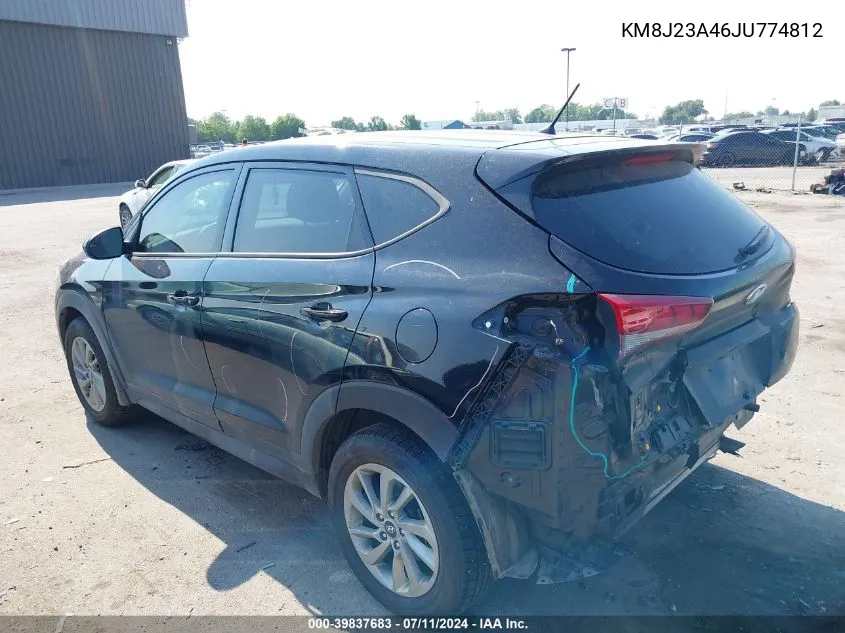 2018 Hyundai Tucson Se VIN: KM8J23A46JU774812 Lot: 39837683