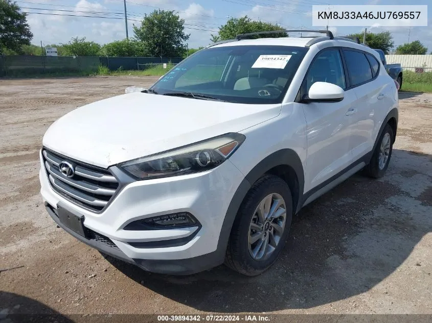 2018 Hyundai Tucson Sel VIN: KM8J33A46JU769557 Lot: 39894342