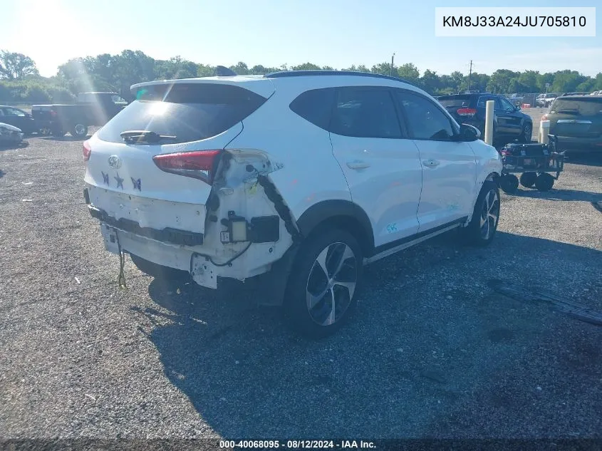 2018 Hyundai Tucson Value VIN: KM8J33A24JU705810 Lot: 40068095