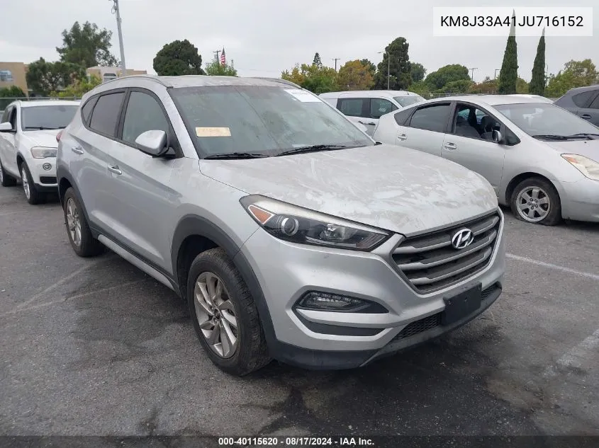 KM8J33A41JU716152 2018 Hyundai Tucson Sel