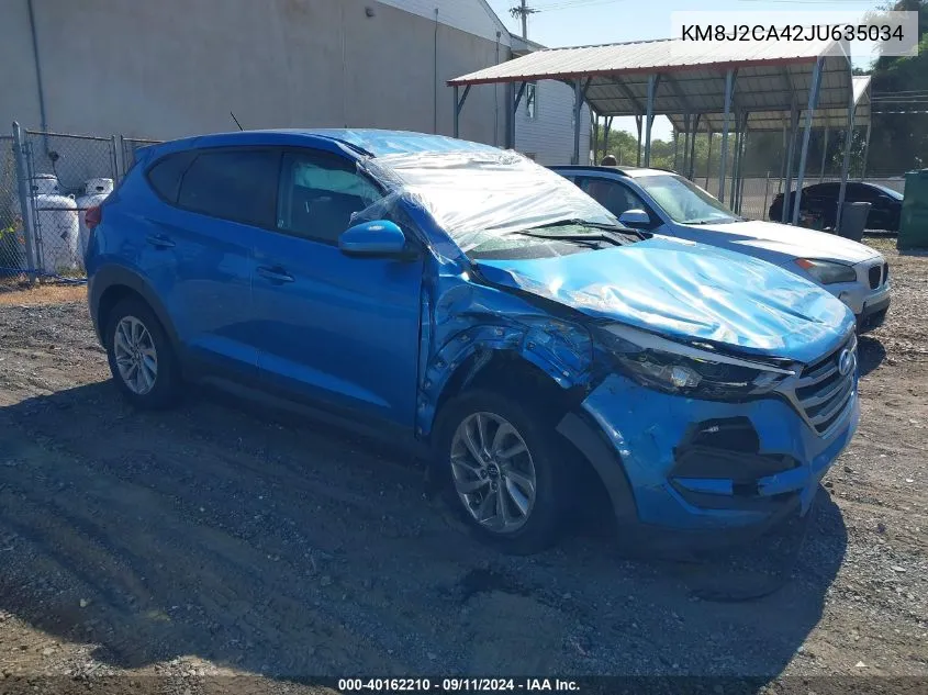 KM8J2CA42JU635034 2018 Hyundai Tucson Se