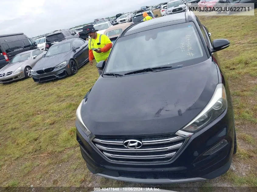 2018 Hyundai Tucson Limited/Sport And Eco/Se VIN: KM8J33A23JU622711 Lot: 40477648