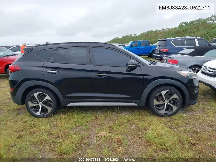 2018 Hyundai Tucson Limited/Sport And Eco/Se VIN: KM8J33A23JU622711 Lot: 40477648