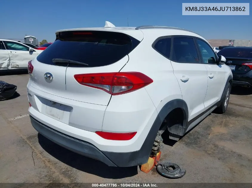 2018 Hyundai Tucson Sel VIN: KM8J33A46JU713862 Lot: 40477795