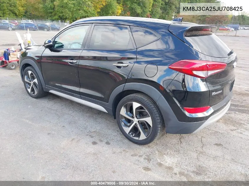 2018 Hyundai Tucson Limited VIN: KM8J3CA25JU708425 Lot: 40479005