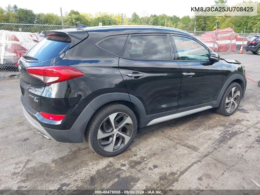 2018 Hyundai Tucson Limited VIN: KM8J3CA25JU708425 Lot: 40479005