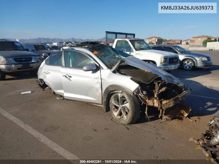 2018 Hyundai Tucson Limited/Sport And Eco/Se VIN: KM8J33A26JU639373 Lot: 40482261