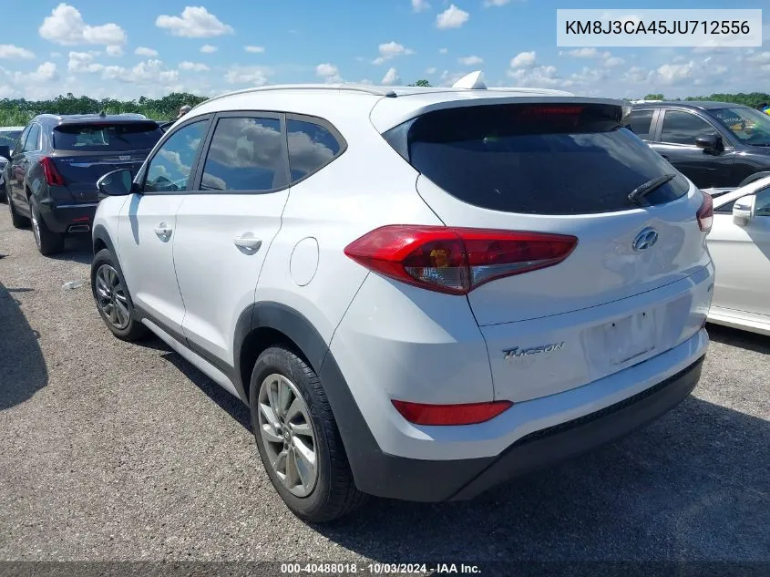 2018 Hyundai Tucson Sel VIN: KM8J3CA45JU712556 Lot: 40488018