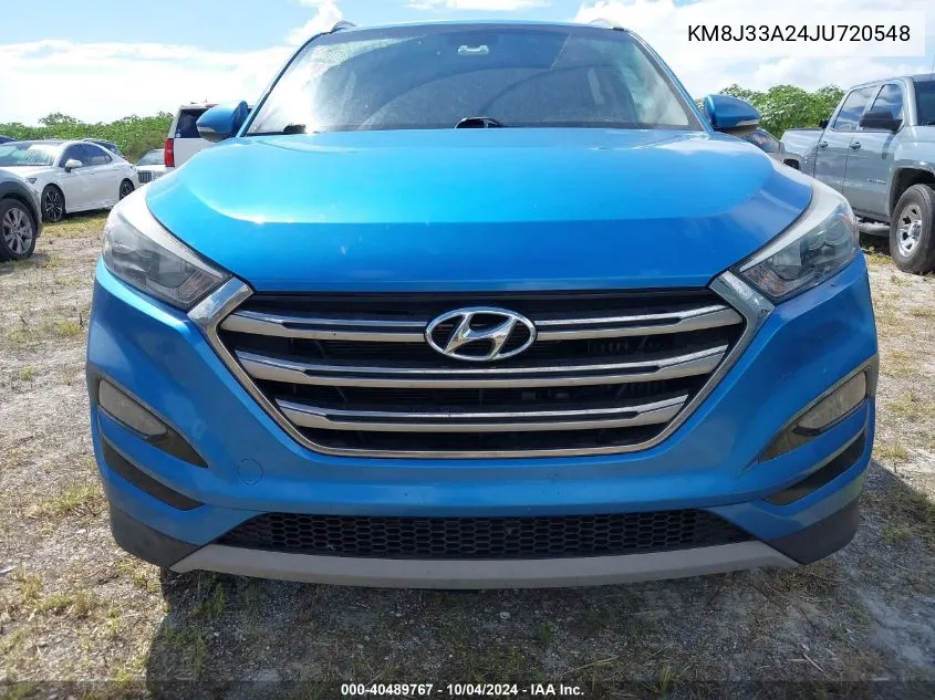 2018 Hyundai Tucson Limited VIN: KM8J33A24JU720548 Lot: 40489767