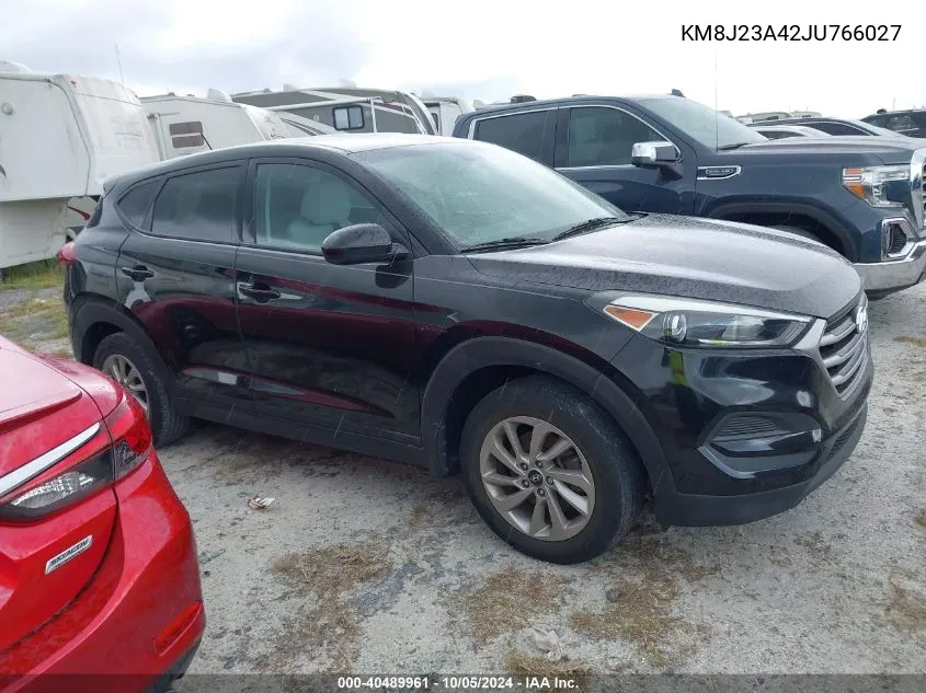 2018 Hyundai Tucson Se VIN: KM8J23A42JU766027 Lot: 40489961