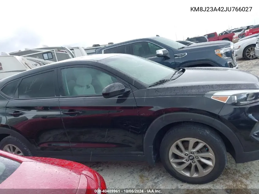 2018 Hyundai Tucson Se VIN: KM8J23A42JU766027 Lot: 40489961