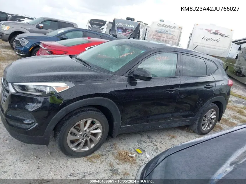 2018 Hyundai Tucson Se VIN: KM8J23A42JU766027 Lot: 40489961