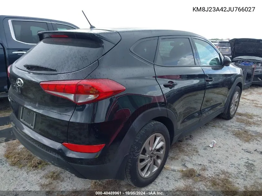 2018 Hyundai Tucson Se VIN: KM8J23A42JU766027 Lot: 40489961