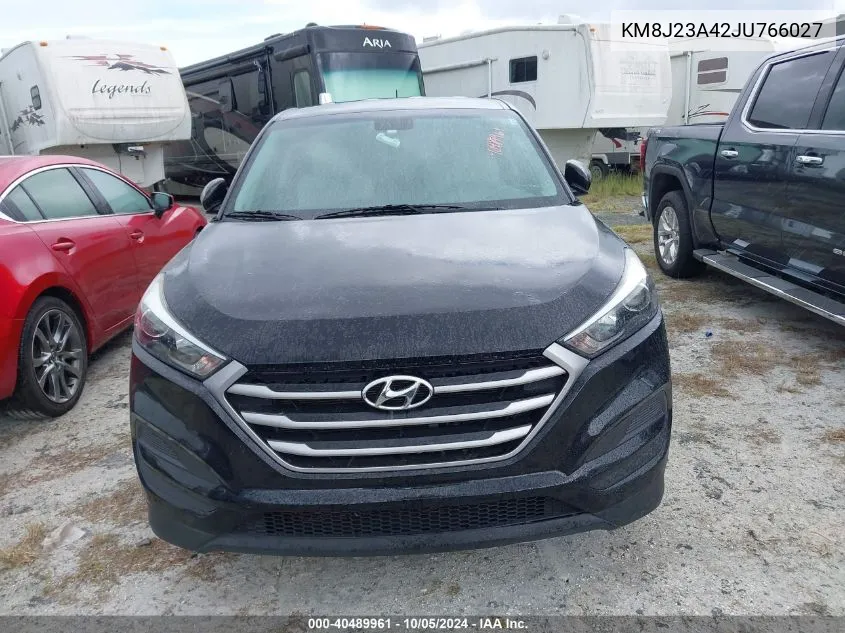 2018 Hyundai Tucson Se VIN: KM8J23A42JU766027 Lot: 40489961