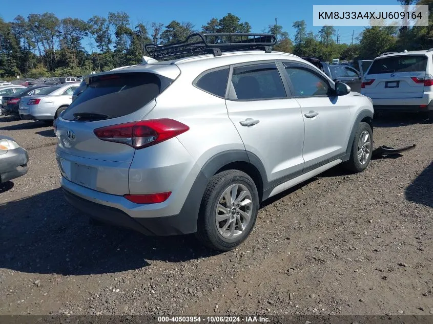 2018 Hyundai Tucson Limited/Sport And Eco/Se VIN: KM8J33A4XJU609164 Lot: 40503954