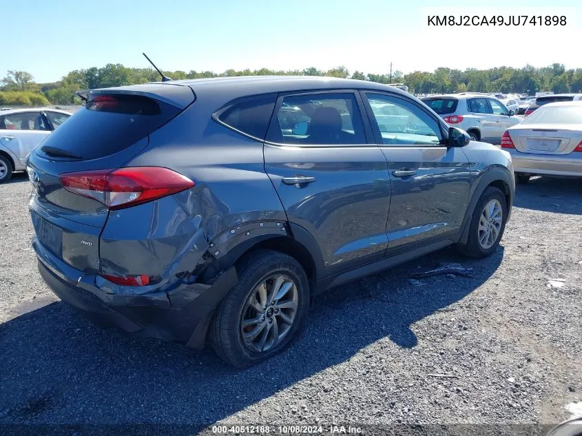 2018 Hyundai Tucson Se VIN: KM8J2CA49JU741898 Lot: 40512188