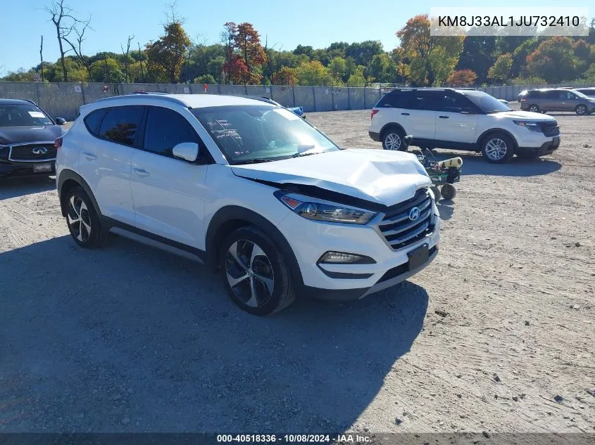 2018 Hyundai Tucson Limited/Sport And Eco/Se VIN: KM8J33AL1JU732410 Lot: 40518336