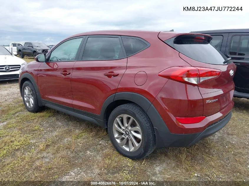 2018 Hyundai Tucson Se VIN: KM8J23A47JU772244 Lot: 40526876