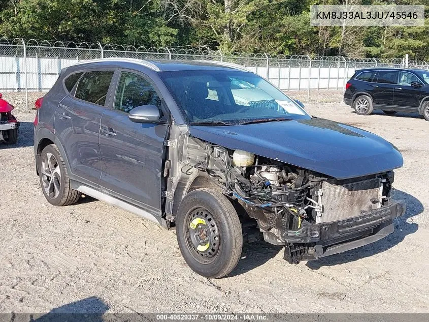 2018 Hyundai Tucson Limited/Sport And Eco/Se VIN: KM8J33AL3JU745546 Lot: 40529337