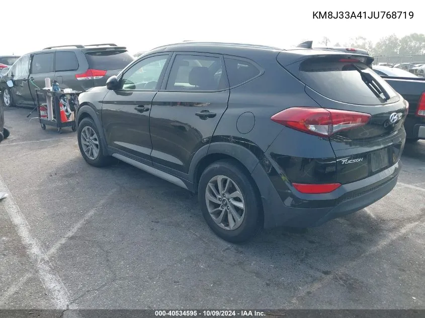 2018 Hyundai Tucson Sel VIN: KM8J33A41JU768719 Lot: 40534595