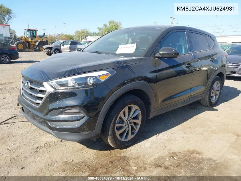 2018 Hyundai Tucson Se VIN: KM8J2CA4XJU624931 Lot: 40534879