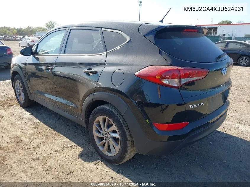 2018 Hyundai Tucson Se VIN: KM8J2CA4XJU624931 Lot: 40534879