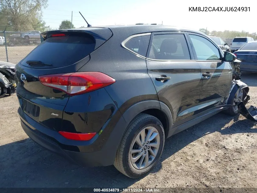 2018 Hyundai Tucson Se VIN: KM8J2CA4XJU624931 Lot: 40534879