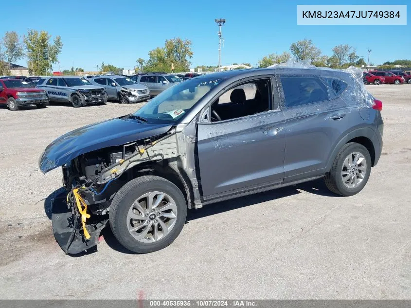 2018 Hyundai Tucson Se VIN: KM8J23A47JU749384 Lot: 40535935