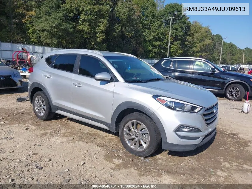 2018 Hyundai Tucson Sel VIN: KM8J33A49JU709613 Lot: 40546701