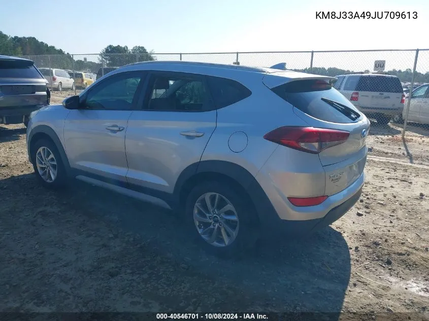 2018 Hyundai Tucson Sel VIN: KM8J33A49JU709613 Lot: 40546701