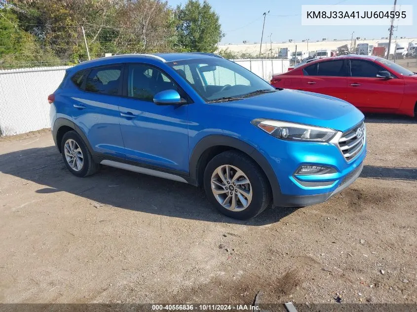 2018 Hyundai Tucson Sel VIN: KM8J33A41JU604595 Lot: 40556836