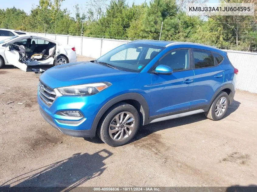 2018 Hyundai Tucson Sel VIN: KM8J33A41JU604595 Lot: 40556836