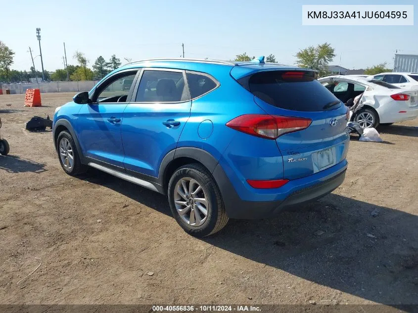 2018 Hyundai Tucson Sel VIN: KM8J33A41JU604595 Lot: 40556836